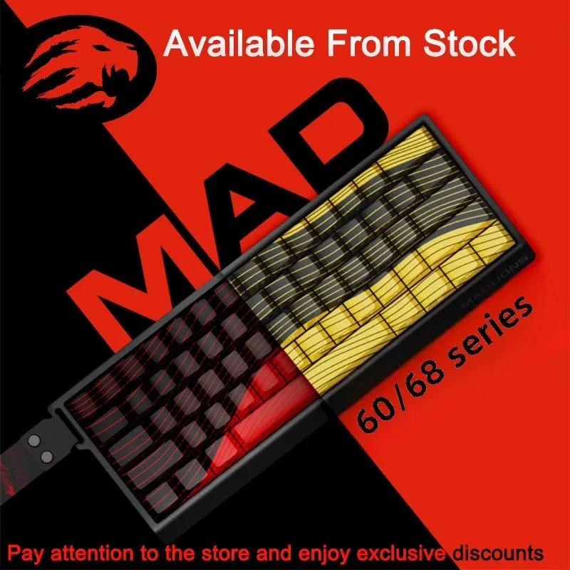FGG MAD60 Tastiera da Gaming RGB ad Asse Magnetico, dedicata al gioco, Full Key Hot Swap, risposta rapida, tastiera gaming personalizzata entry-level