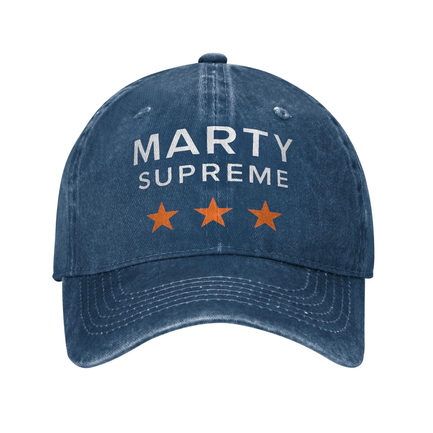Marty Supreme Movie Print Cap for Men Women Cotton  Trucker Hat Daily Wear Baseball Cap Adjustable