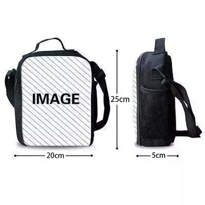 Child Insulated Large Capacity Hot Game F-FortniteS Bag for Boy Girl Student Outdoor Picnic Resuable Thermal Cooler Lunch Box