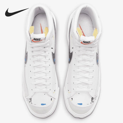 Nike originale, sæsonaktuelle, nye mid-top skateboardsko til mænd og kvinder, sports- og fritidssko DC7331-100