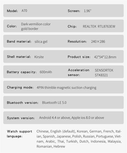 LIGE 600mAh New Ultra Smart Watch Men Bluetooth Call TWS Local Music Sport Clock 1.96'' IP68 Waterproof Relógio Smartwatch Women