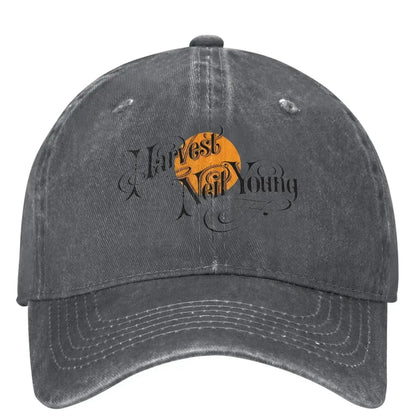 Neil Young Casual Baseball Cap Summer Harvest Trucker Hat Hot Sale Hunting Camping Hip Hop Hats Men Adult Fashion Baseball Caps