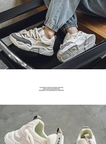 Sneakers casual da uomo - Moda primaverile - Scarpe da skateboard basse e versatili per uomo, adatte agli sport all'aria aperta