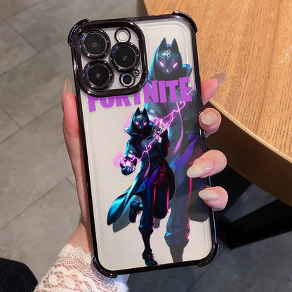 Hot Fortnites Game Plating Phone Case For iPhone 17 17e 16e 16 15 14 13 12 11 Pro Max X XR XSMax 7 8 Mini Air Plus Anti-Fall