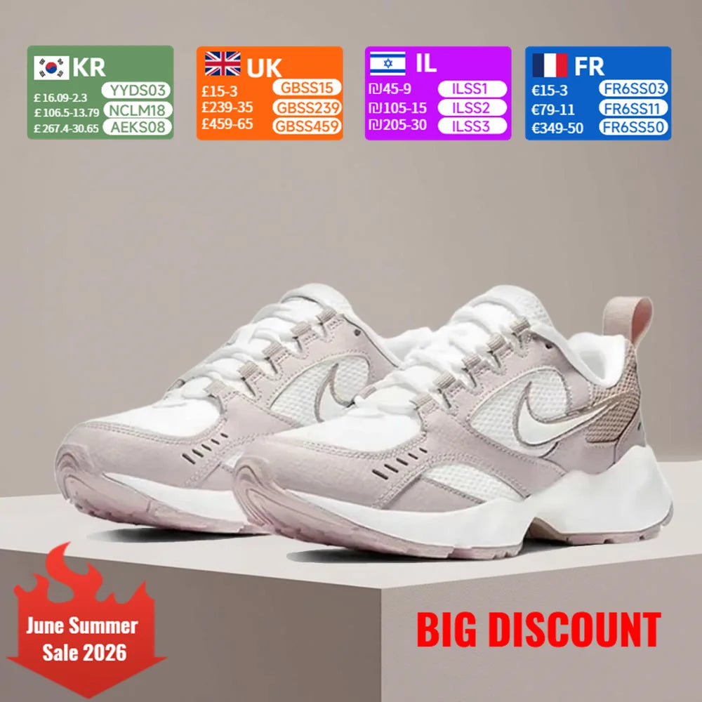 Nike Air Heights: gedempte, comfortabele en lichtgewicht ademende, slipvaste en duurzame hardloopschoenen voor dagelijks gebruik CI0603-102