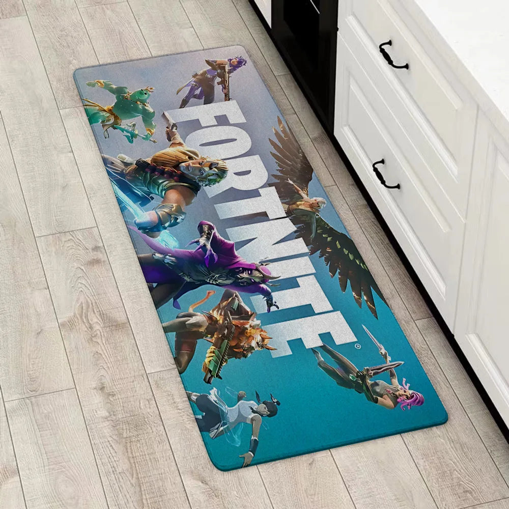 Entrance Hot Game Fortnites Front Door Doormat Non-slip Kitchen Rug Living Room Rugs Balcony Bathroom Foot Mat Floor Mats Carpet