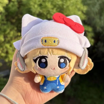 Boneca de peluche Juno Overwatch de 10cm, decoração cartoon OW Juno, brinquedo de peluche para mochila, fãs, coleção e presente de aniversário