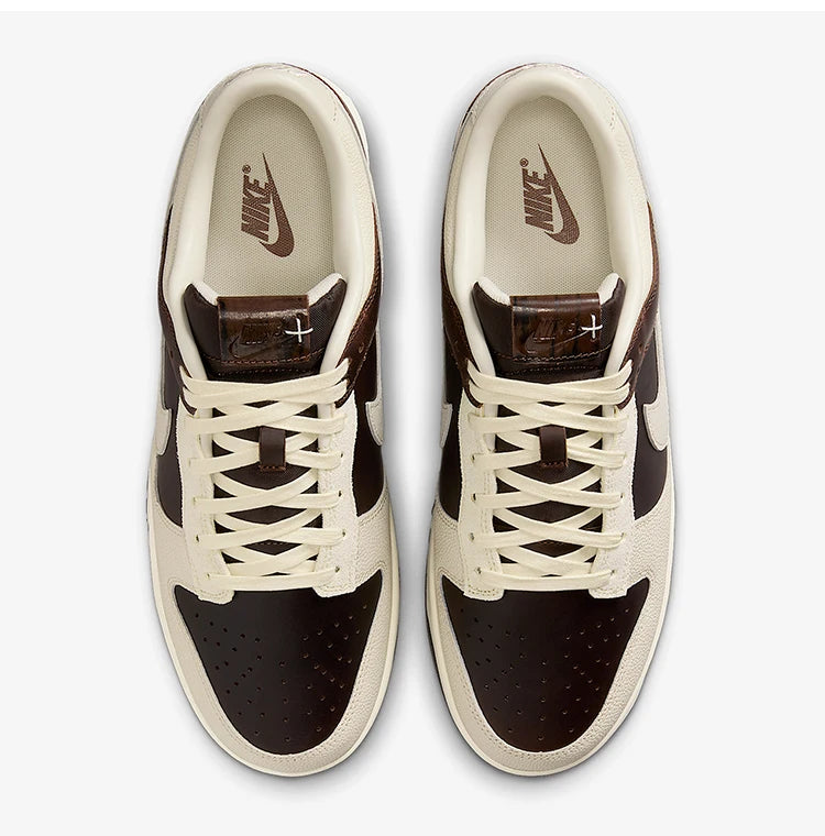 Nike Authentic Dunk Low — Sapatilhas clássicas respiráveis em pele durável para homem IH7333-200