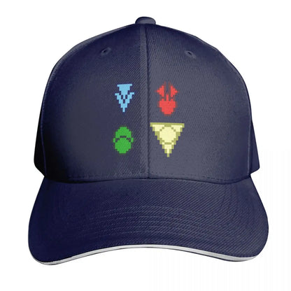 Twilight Imperium 4th Edition Technology Symbols Pixel Art (Square) Baseball Cap Sun Hat For Children Man Women's