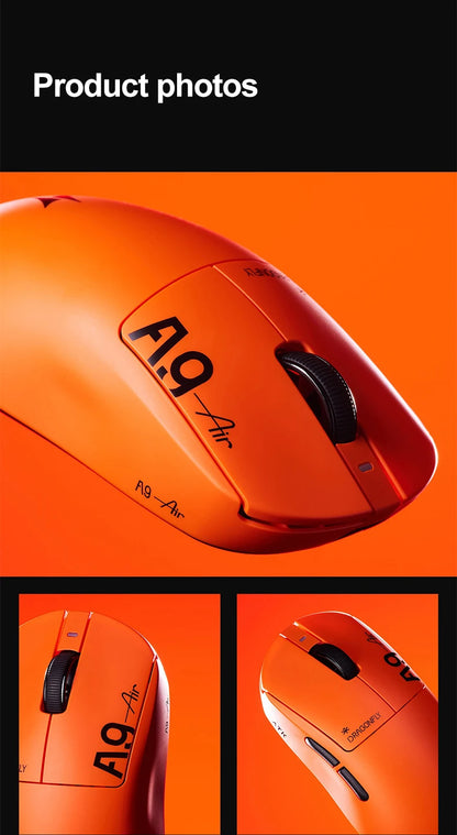Bezprzewodowa mysz gamingowa ATK Dragonfly A9 Ultimate A9 Air PAW3950 ultralekka ergonomiczna mysz e-sportowa FPS dla graczy CSGO A9 Ultra