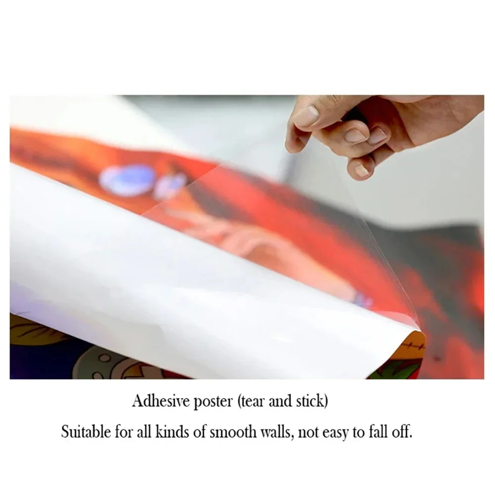 World Of W-Warcraft W-Wow Soft Silicone Poster Self-adhesive Painting with prints Home bedroom living room decoration