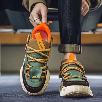 Sneakers casual da uomo - Moda primaverile - Scarpe da skateboard basse e versatili per uomo, adatte agli sport all'aria aperta