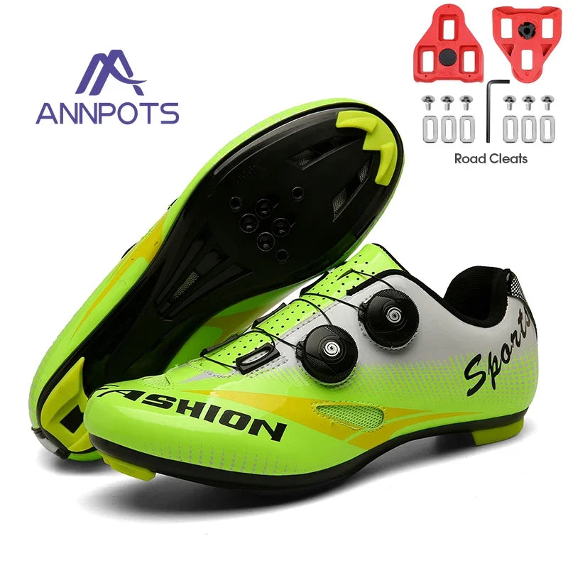 Pantofi de bicicletă de șosea pentru bărbați, adidași de ciclism, cleme MTB, cleme Route, biciclete de teren, viteză, pantofi sportivi de curse, pantofi cu pedale SPD pentru femei