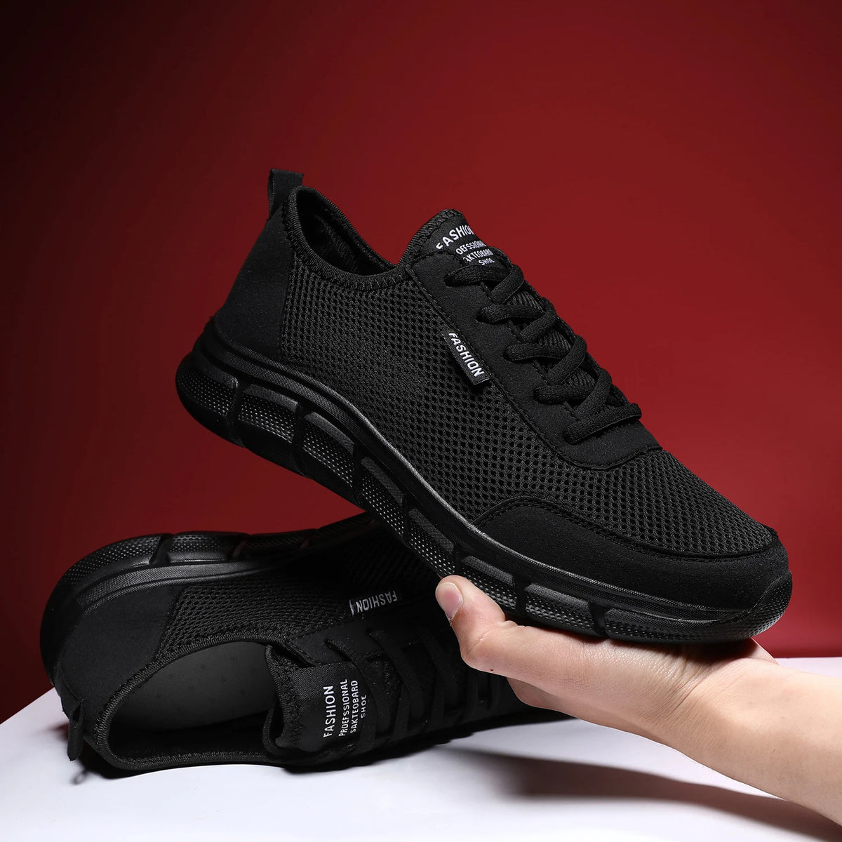 Pánské letní tenisky, ležérní běžecké boty, prodyšné boty na chůzi, síťované, lehké sportovní boty, pohodlné módní boty, Zapatillas