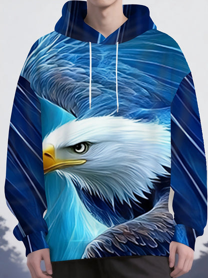 2025 Fashion Cool Eagle Men's Hoodie 3D Printed Hoodies Edition Trend American Eagle Men Sportswear Kids Casual Unisex Pullover