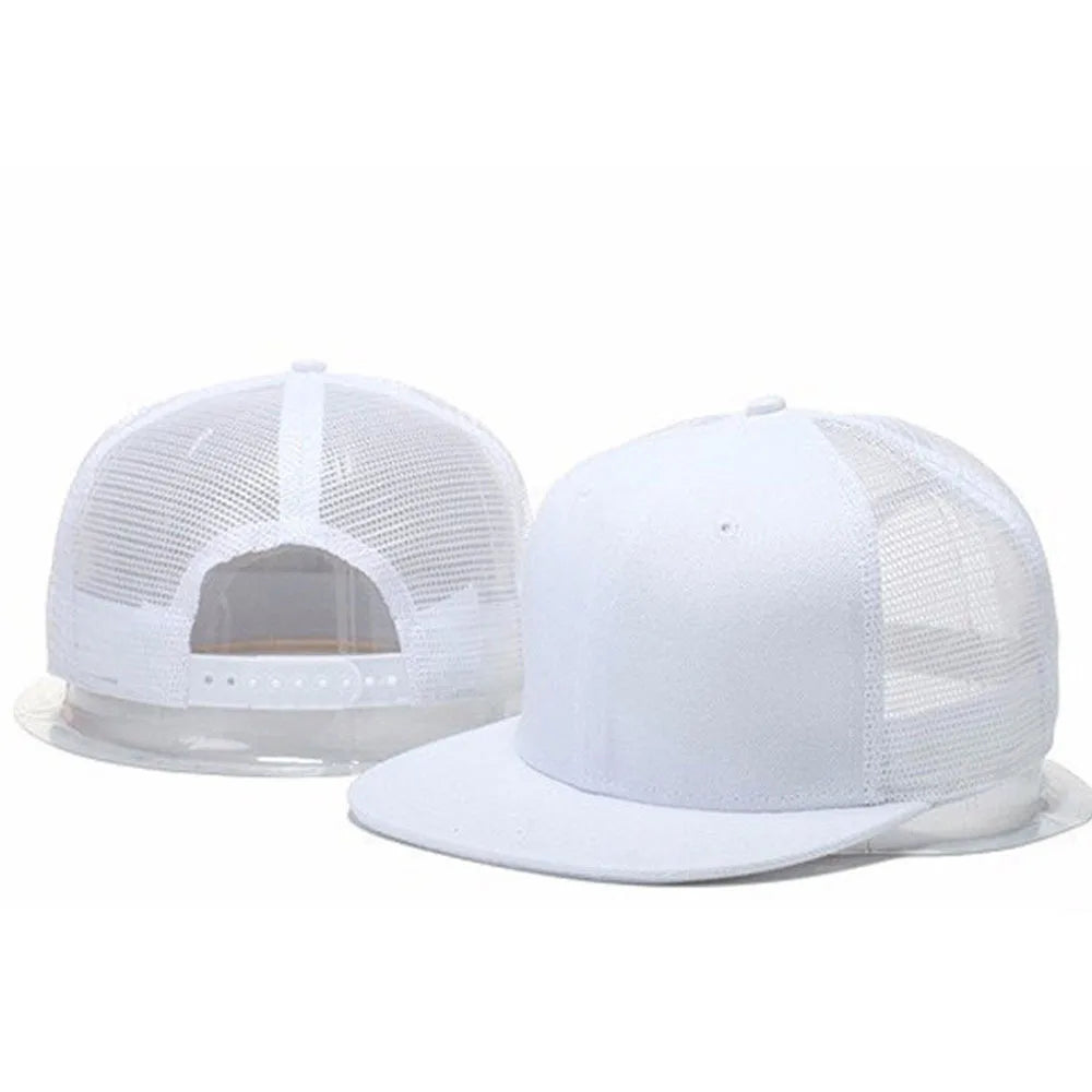 Men Caps Flat Hat Hip Hop Snapback Fancy Rivet Baseball Cap Street Dance Cap Trendy Mesh Visor Youth Boys Girls
