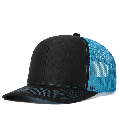 Unisex kepurė su šiek tiek išlenktu kraštu, „Trucker“ stiliaus, vyrams ir moterims, kasdienė, lauko, kvėpuojanti vasarinė kepurė
