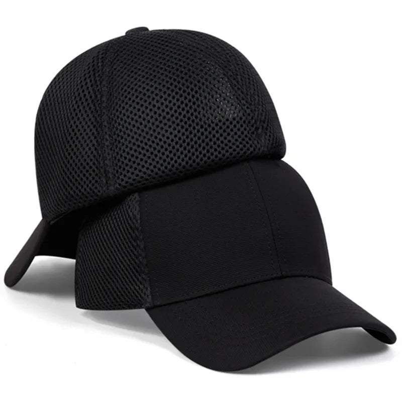 Brand Oohmy Back Closed Baseball Cap for Small Head Lady Man Blank Hiphop Snapback Hat Fitted Flat Caps 58cm to 60cm