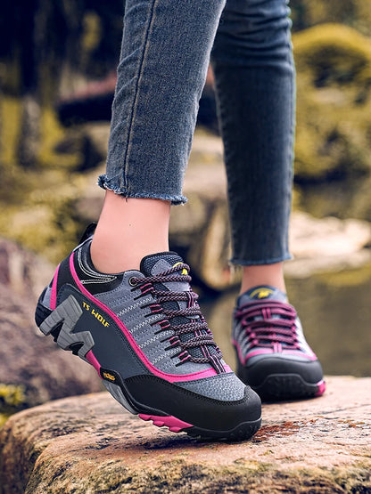 Scarpe da trekking per appassionati di attività all’aria aperta - Scarpe da trekking impermeabili da uomo - Scarponi da montagna - Scarpe tattiche da caccia nel bosco in vera pelle