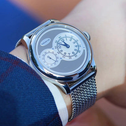 FARASUTE New Casual Fully Automatic Mechanical Men Watch Luxury Sapphire Stainless Steel Wristwatch 5Bar Waterproof Reloj Hombre