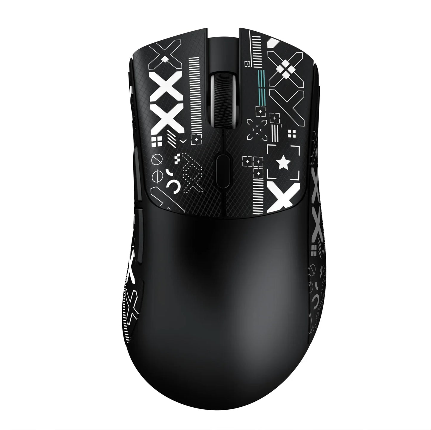 Ratón gaming inalámbrico Attack Shark R1 trimodo 2.4G Bluetooth con cable, 18K DPI, 1000Hz, sensor PAW3311, 59g, ligero y recargable