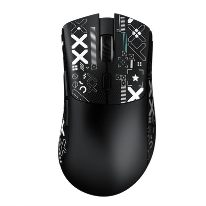 Ratón gaming inalámbrico Attack Shark R1 trimodo 2.4G Bluetooth con cable, 18K DPI, 1000Hz, sensor PAW3311, 59g, ligero y recargable