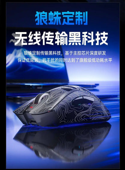 AULA SC620 Wireless 3-Mode Mouse Bluetooth Hollow Lightweight RGB Gaming Mouse for FPS Esports, Office & Daily Use for PC Laptop