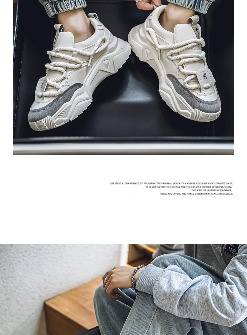 Sneakers casual da uomo - Moda primaverile - Scarpe da skateboard basse e versatili per uomo, adatte agli sport all'aria aperta