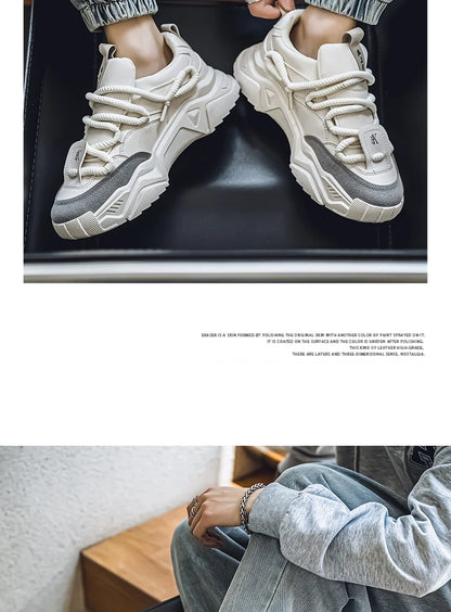 Sneakers casual da uomo - Moda primaverile - Scarpe da skateboard basse e versatili per uomo, adatte agli sport all'aria aperta