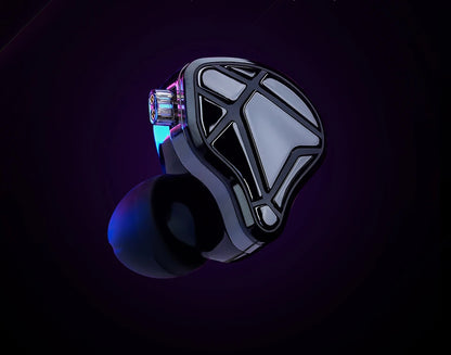 KZ Axas Gaming Earbuds Wired IEM HiFi Bass Headphones with Microphone, FPS Gaming Earphones, KZ Axas In-Ear Monitor Earbuds for PC Mobile & Console Gaming