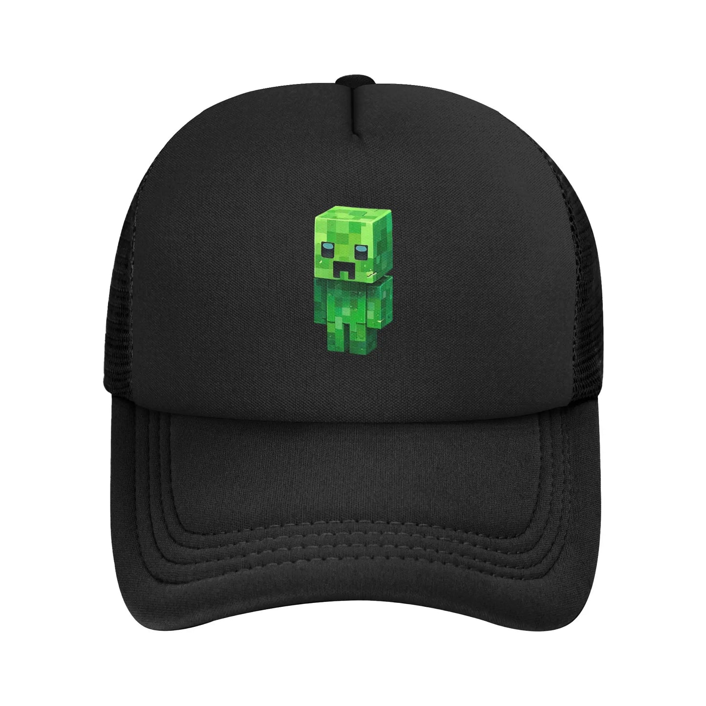 Unisex Creepers mob sticker Trucker Cap Mesh Baseball Cap Snapback Caps Hats Sun Hats Breathable Golf Hats Summer