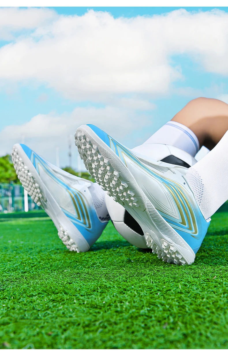 Nouvelles chaussures de football pour hommes, crampons pour femmes, modèle unisexe pour futsal, ultra-légères, TF/FG, chaussures de football professionnelles de haute qualité pour jeunes, baskets.