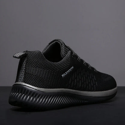 Zapatillas de running para hombre, transpirables, ligeras y cómodas, calzado casual masculino, tenis outdoor slip-on para caminar
