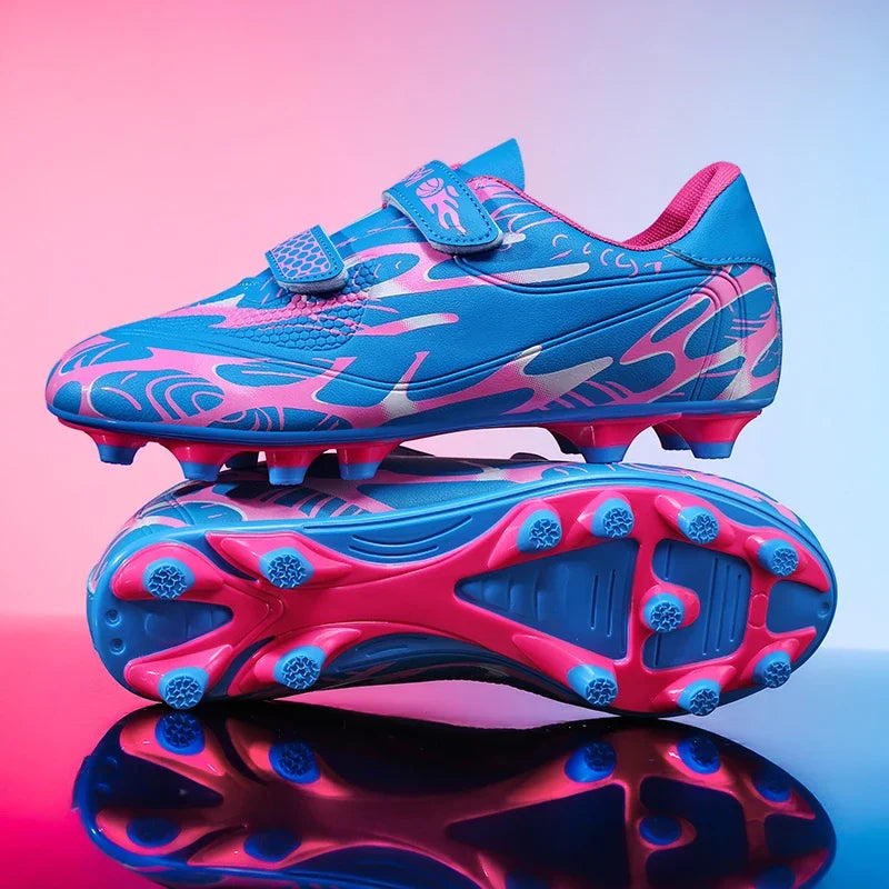 Chaussures de football 2026 pour hommes et femmes, crampons longs, chaussures de sport unisexes de marque, chaussures d'entraînement pour filles et garçons