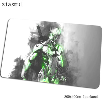 Tapete de rato Overwatch 800x400x3mm — bestseller, tapete gaming grande para rato e teclado, acessórios gaming para PC gamer