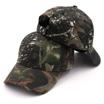 Camouflage Men Women Baseball Cap Outdoor Sports Jungle Hunting Sun Hat High Quality Unisex Cotton Tactical Hats Gorras MZ0438
