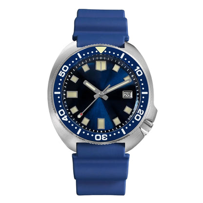 San Martin Turtle Men Diver Watch 44mm NH35 Automatic Mechanical Wristwatch Sapphire Waterproof 200m Luminous Relojes SN0047