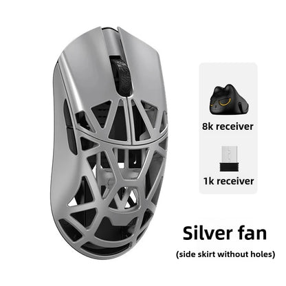 Wlmouse Mini Pro professionell mus i lätt magnesiumlegering, trådlös gamingmus med tre lägen, 8K polling rate, PAW3950, DPI30000