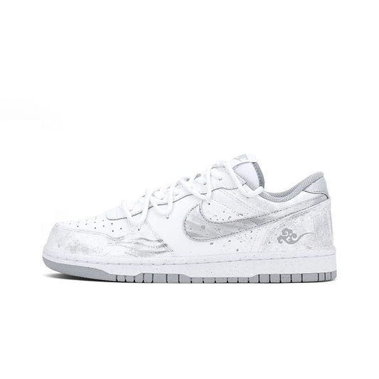 Spersonalizowane trampki Nike Big Cloud Step – ręcznie malowane w stylu orientalnym „tie-dye” z torbą na prezent, unisex