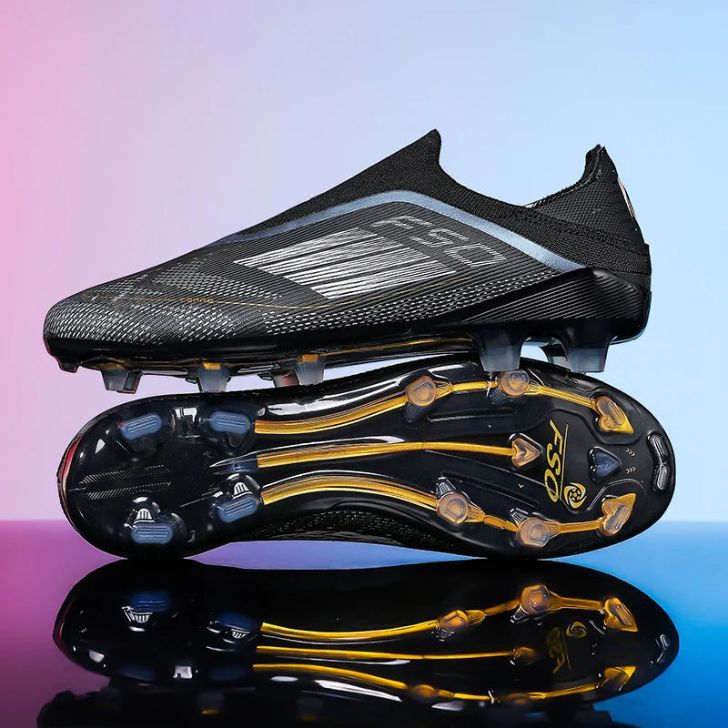 Chaussures de football pour hommes, crampons d'entraînement, chaussures de soccer FG ultralégères et respirantes, livraison directe, crampons longs pour matchs sportifs, baskets d'intérieur