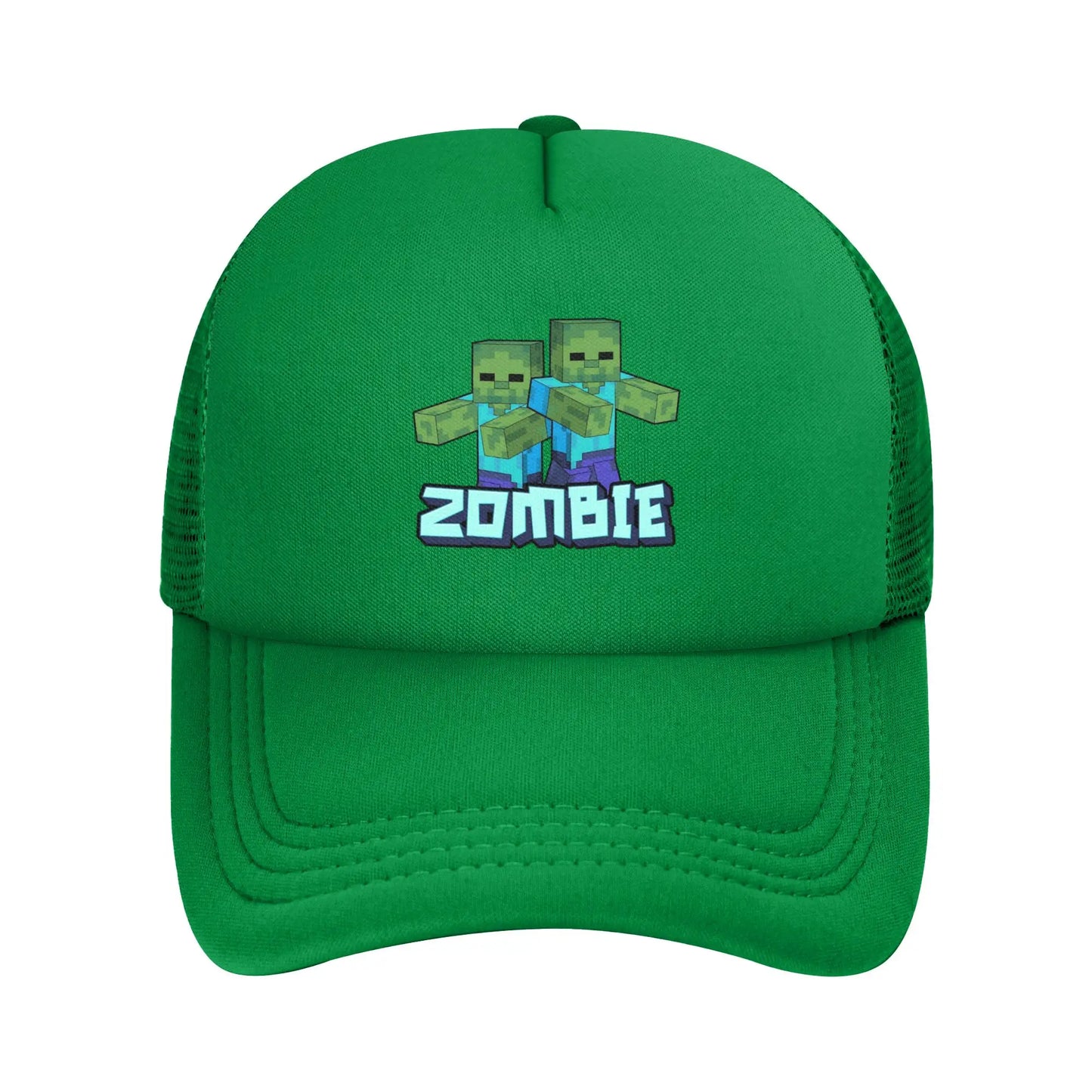 Unisex Creepers mob sticker Trucker Cap Mesh Baseball Cap Snapback Caps Hats Sun Hats Breathable Golf Hats Summer