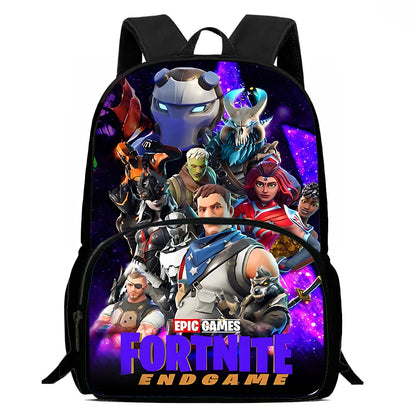 Hot Game Design Child Backpacks Shoulder Bag Pencil Case F-FortniteS Pupil Large Capacity School Bags for Boys Girls Best Gift