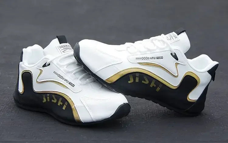 Pánske nepremokavé tenisky z PU kože, ležérna športová obuv, ľahké, priedušné, ploché, neklzkavé tenisky, Zapatillas Hombre