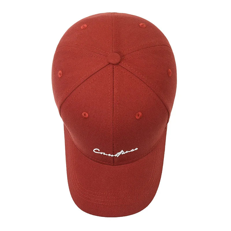 FS Stylish Orange Baseball Cap For Men Women Brand Designer Hats Small Letter Hip Hop Caps Street Trucker Hat Casquette Homme