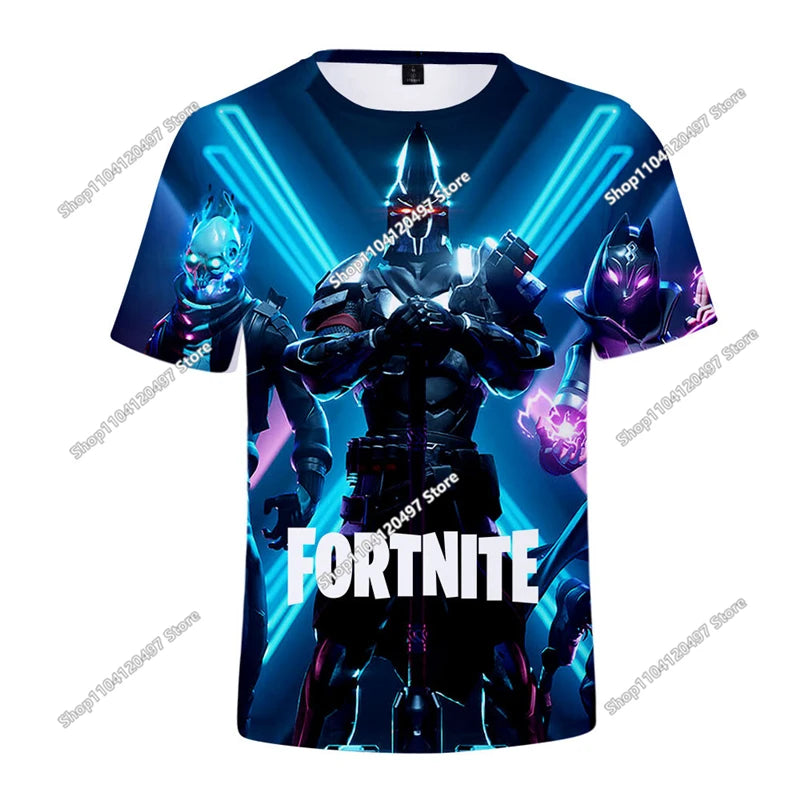 Halloween Peely 3D majica za dječake i djevojčice, božićna Fortnite majica, Battle Royale streetwear za djecu, Victory Game muška majica, odjeća