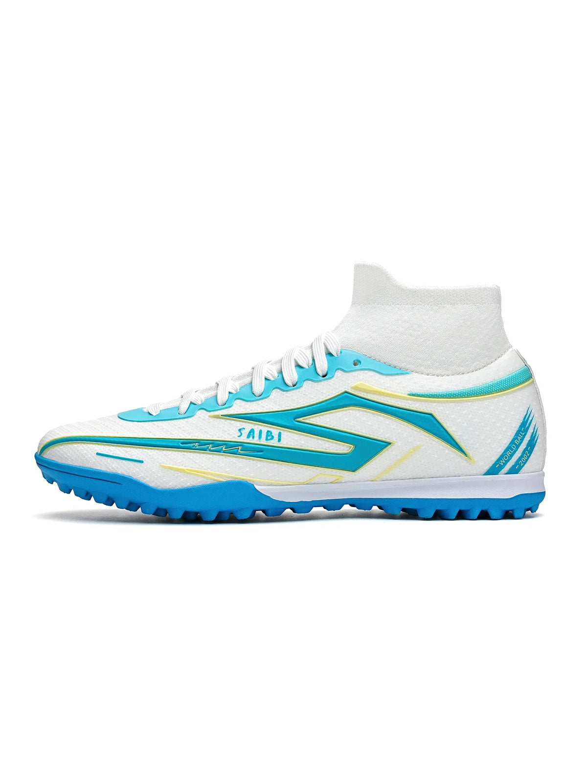 Chaussures de football athlétiques TF Turf, tige en tissu PU doux pour la peau, semelle en caoutchouc antidérapante, qualité fiable, chaussures d'entraînement.