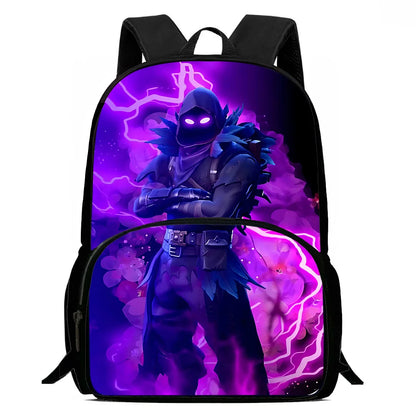 Класическа детска раница FortniteS за момчета и момичета, подарък за рожден ден на ученик, ученическа чанта за деца с голям капацитет, издръжлива туристическа раница за къмпинг