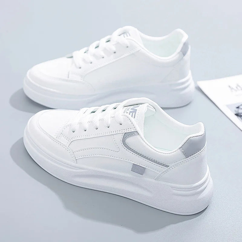 Baskets pour femmes, chaussures de sport tendance, chaussures confortables et décontractées, baskets à lacets pour femmes, Tenis Feminino