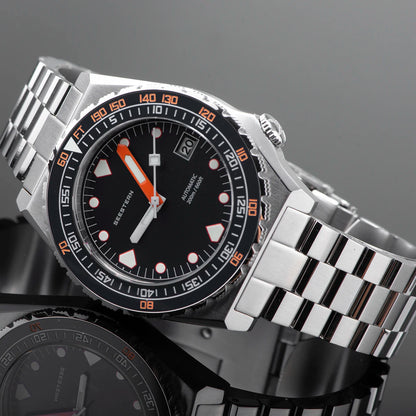 SEESTERN SUB600T Mens Diver Watch Automatic NH35 Movement Ceramic Bezel Lume Mechanical Wristwatches Sapphire Waterproof V3