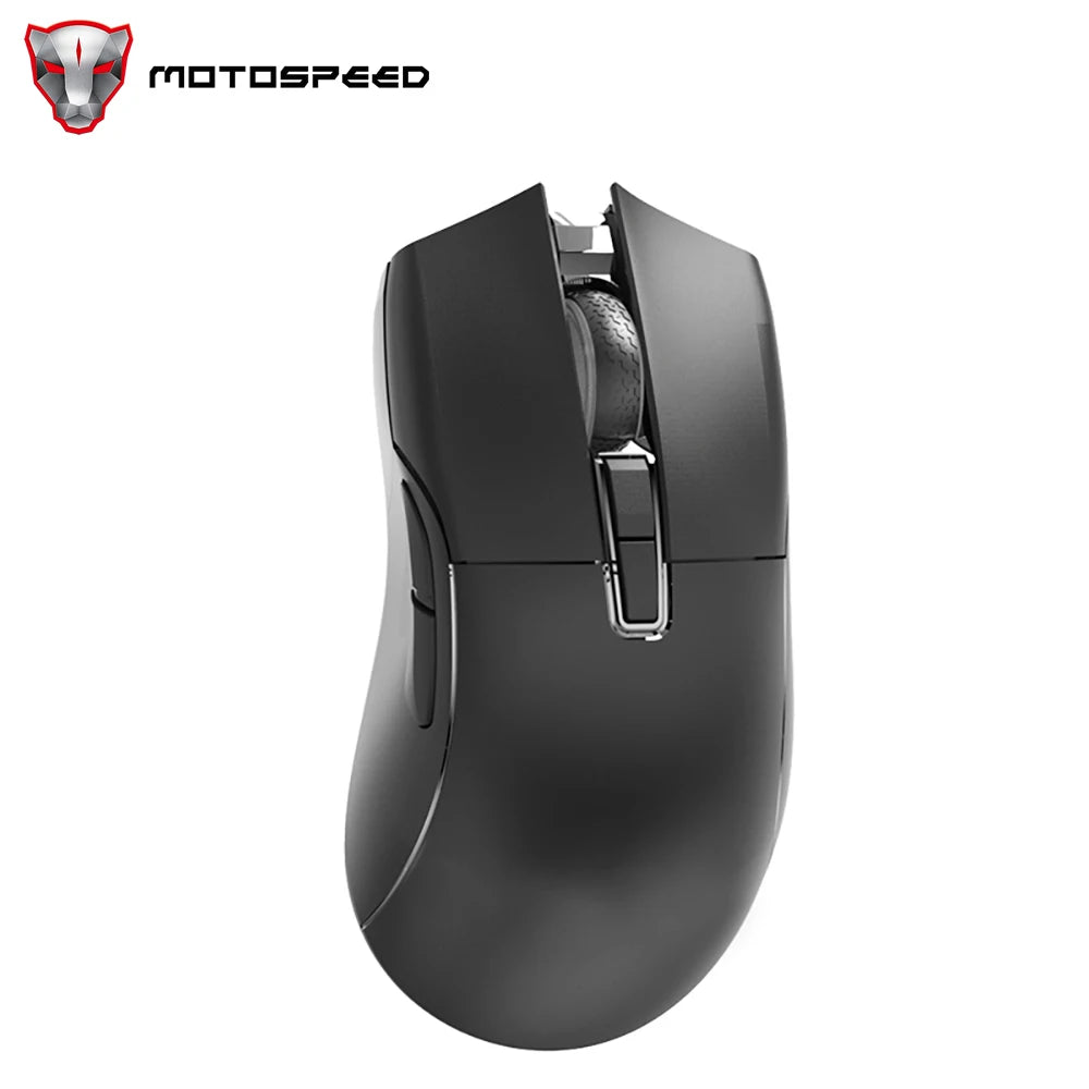 Motospeed Darmoshark N3 Pro Bluetooth vezeték nélküli gamer egér, dupla 8K, hárommódú, újratölthető, PAW3395, 64g, ergonomikus gamer egér